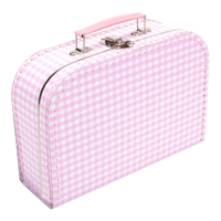 Kinderkoffertjes Stippen - 25 cm - Diverse kleuren (25-8016)